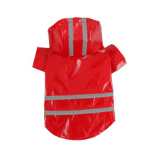 Factory Price Waterproof Reflective Strip  Dog Raincoat